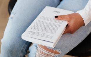 Book in hand