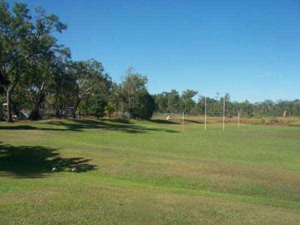 Large grassed area