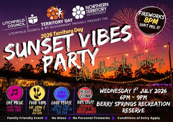 Territory Day Sunset Vibes 2026