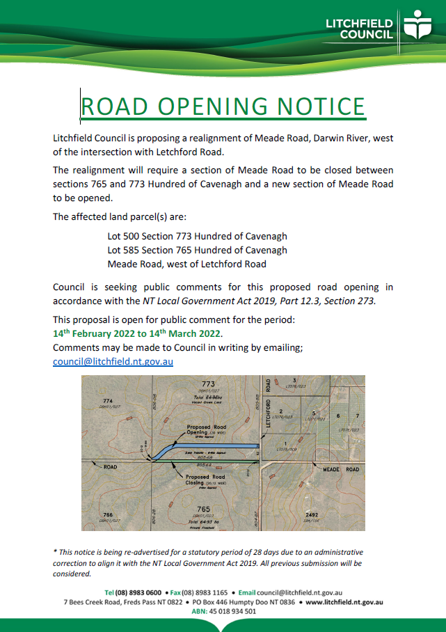 Road Opening Meade